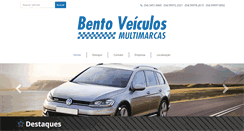 Desktop Screenshot of bentoveiculos.com.br